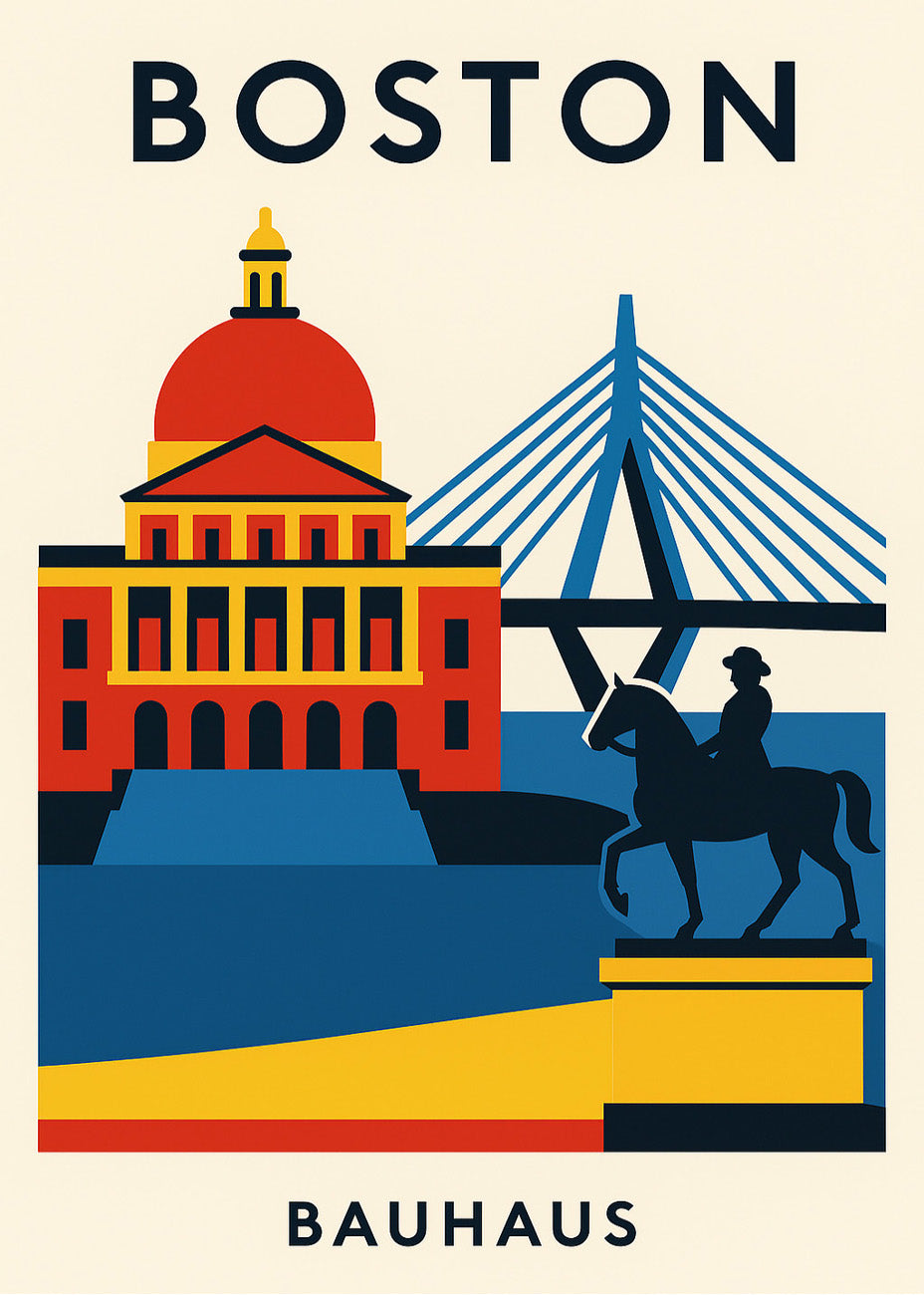Cuadro Boston Poster Bauhaus