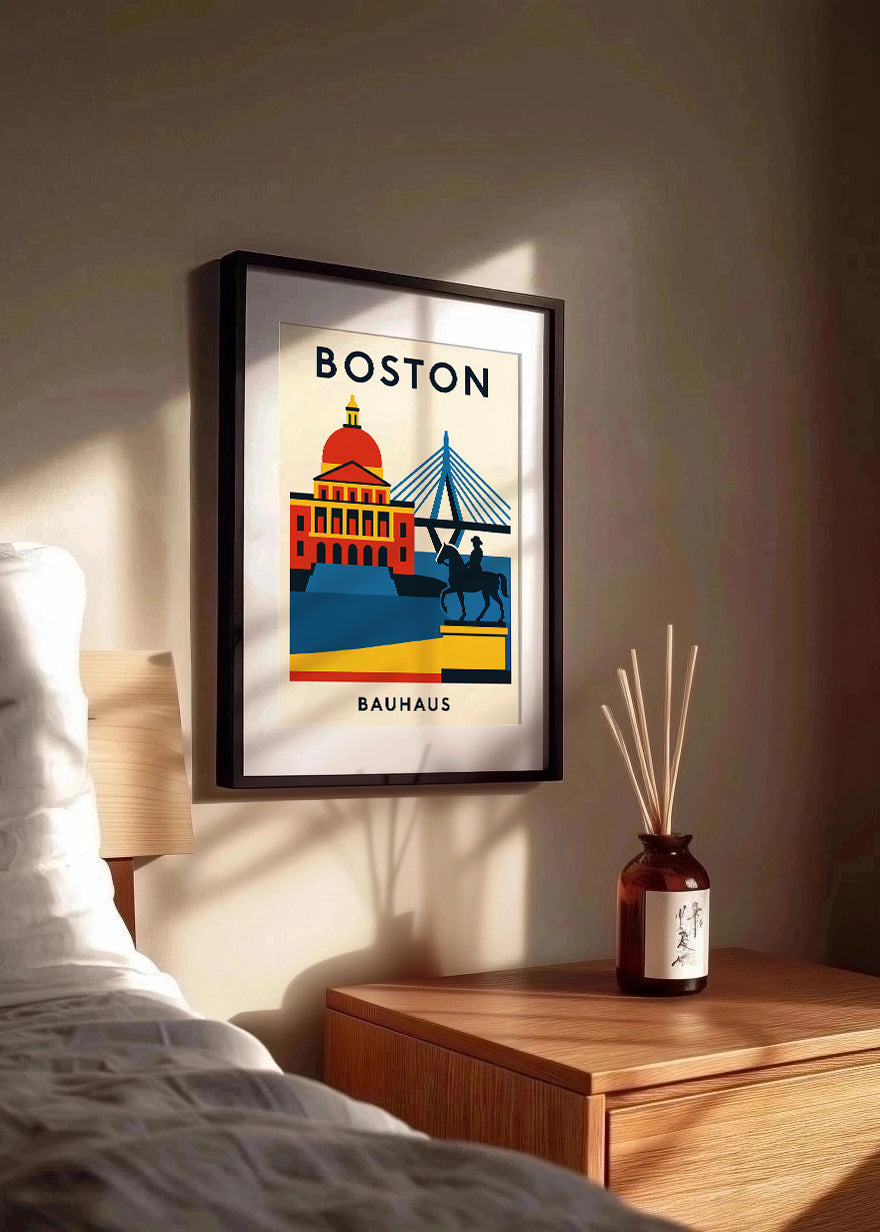 Cuadro Boston Poster Bauhaus