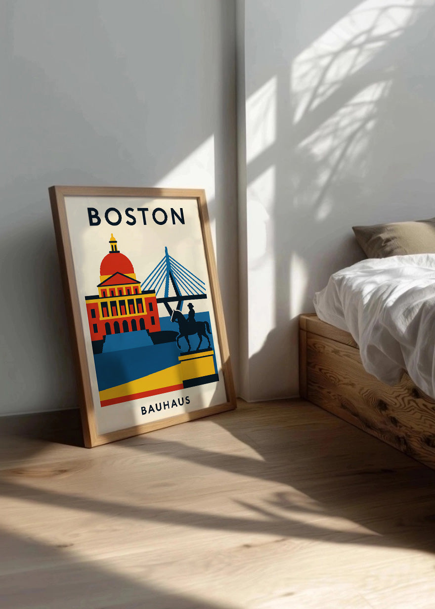 Cuadro Boston Poster Bauhaus