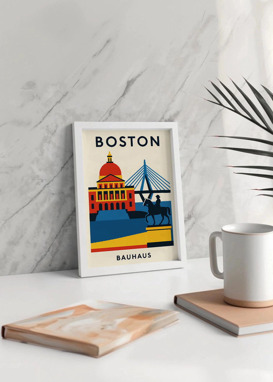 Cuadro Boston Poster Bauhaus