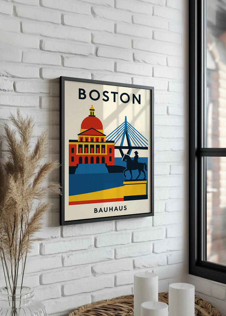 Cuadro Boston Poster Bauhaus