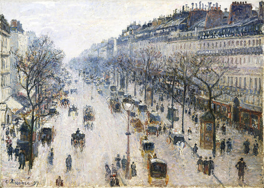 Boulevard Montmartre, winterlicher Morgen (Pissarro)