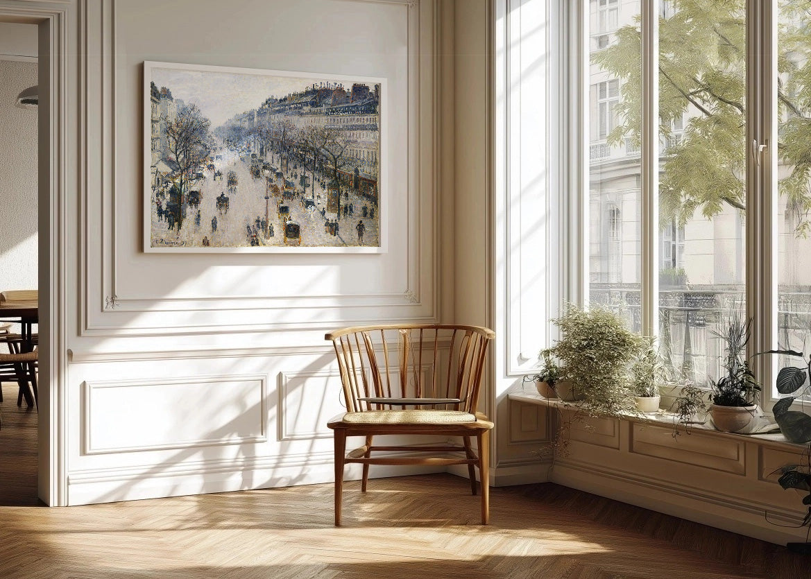 Boulevard Montmartre, mañana invernal (Pissarro)