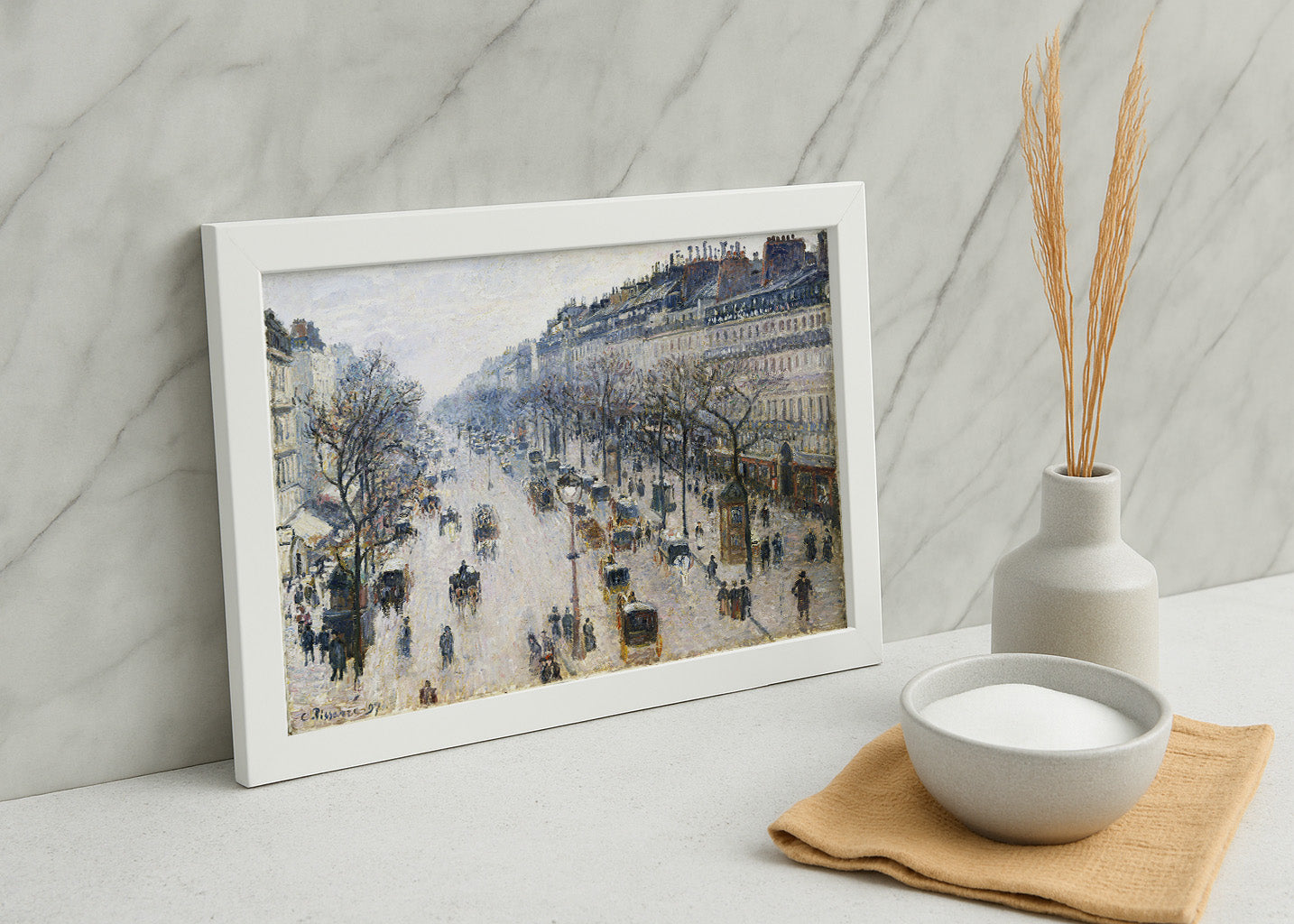 Boulevard Montmartre, mañana invernal (Pissarro)