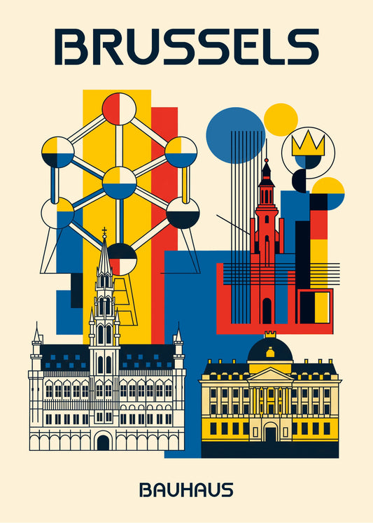 Cuadro Brussels Poster Bauhaus