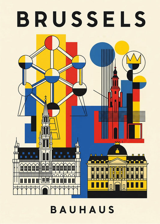 Cuadro Brussels Poster Bauhaus