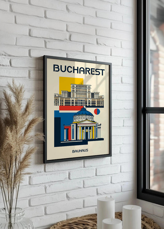 Cuadro Bucharest Poster Bauhaus