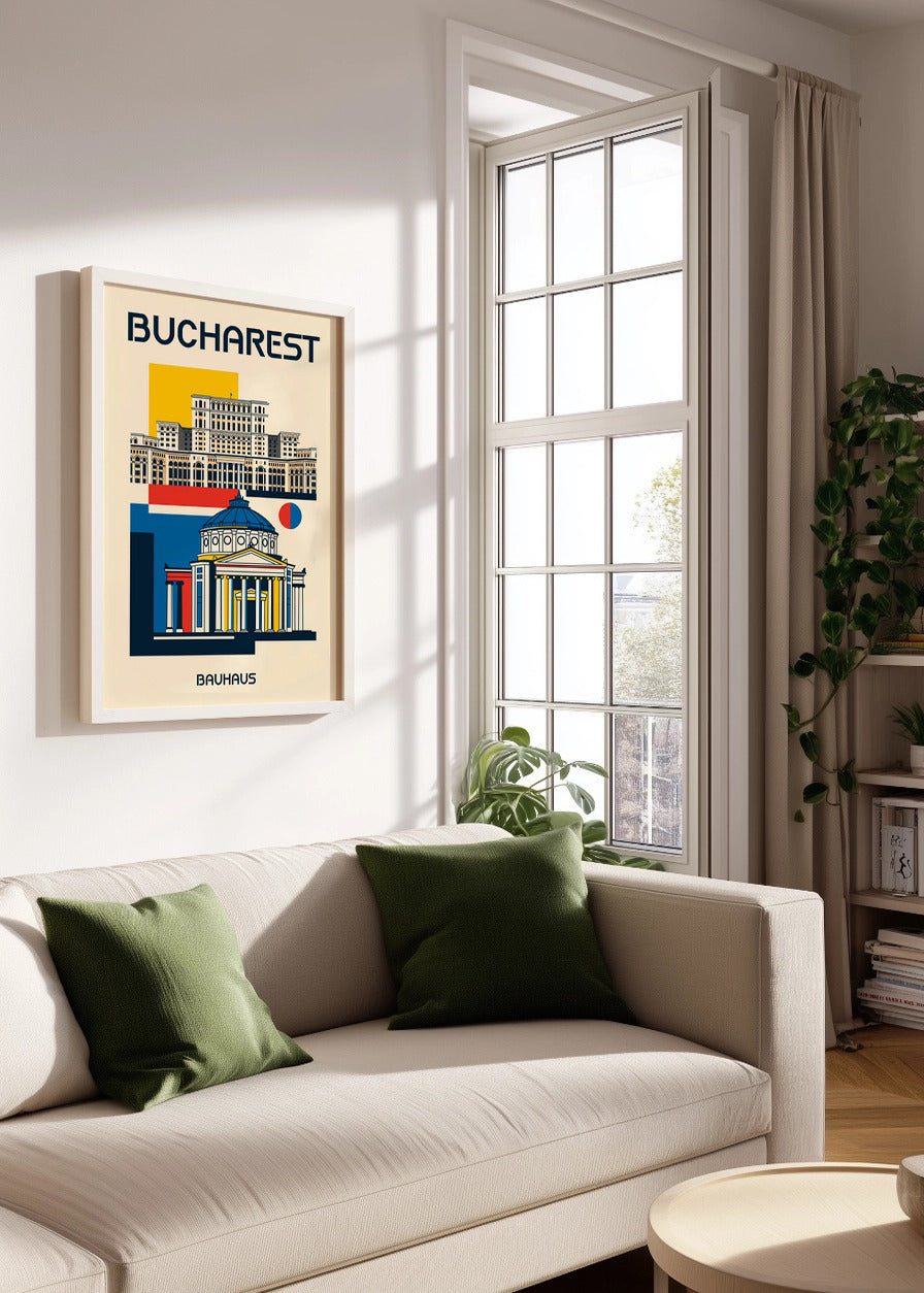 Cuadro Bucharest Poster Bauhaus