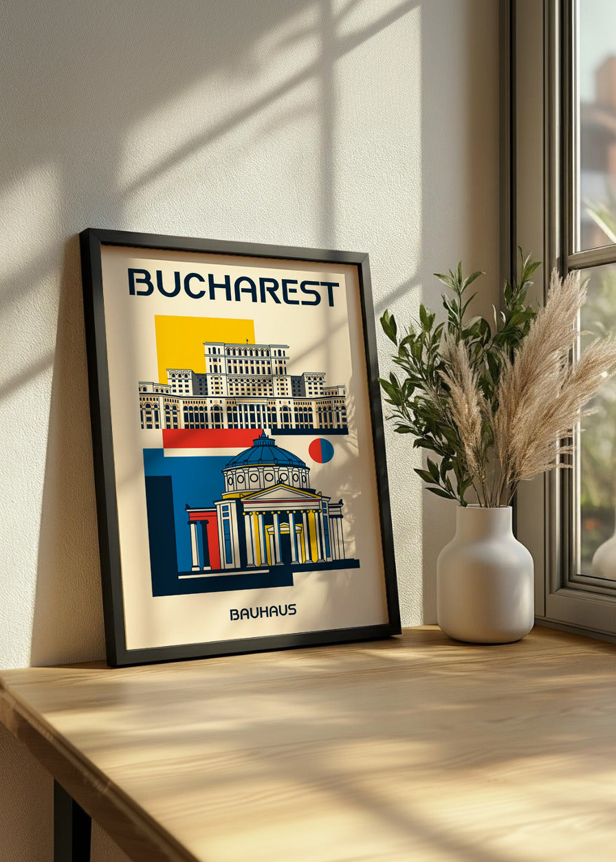 Cuadro Bucharest Poster Bauhaus