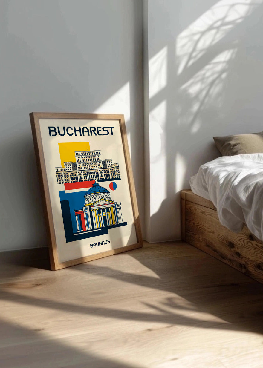Cuadro Bucharest Poster Bauhaus