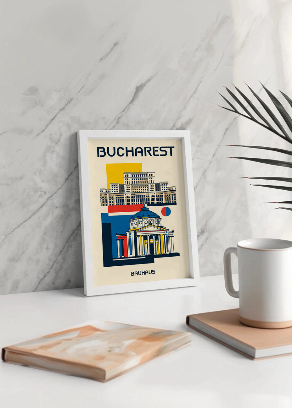 Cuadro Bucharest Poster Bauhaus