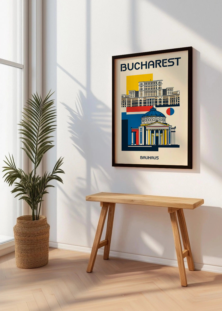 Cuadro Bucharest Poster Bauhaus