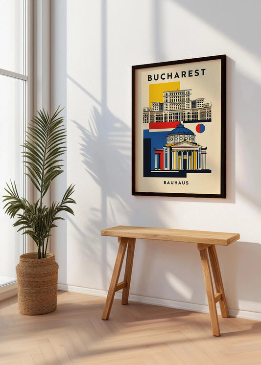 Cuadro Bucharest Poster Bauhaus