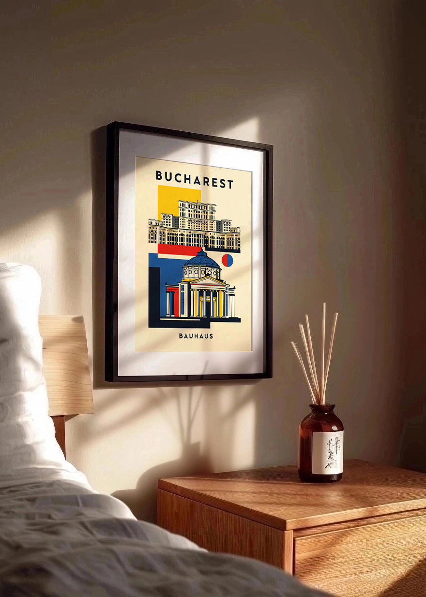 Cuadro Bucharest Poster Bauhaus