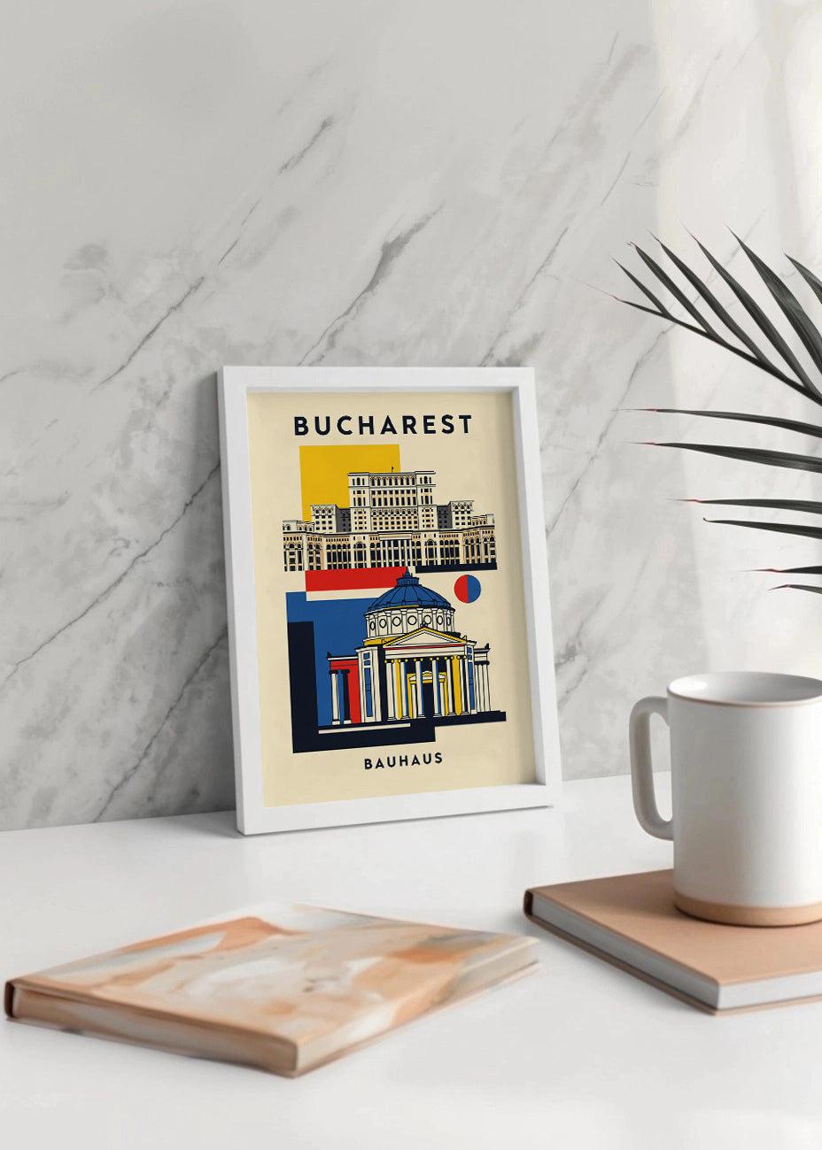 Cuadro Bucharest Poster Bauhaus