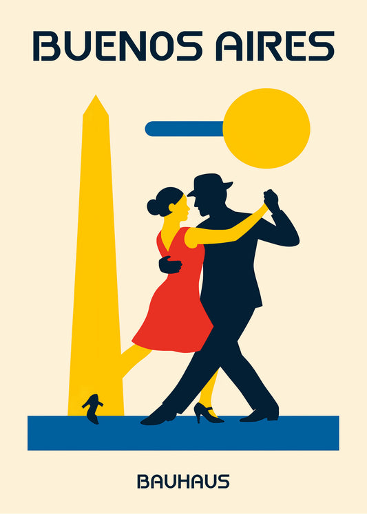 Cuadro Buenos Aires Poster Bauhaus