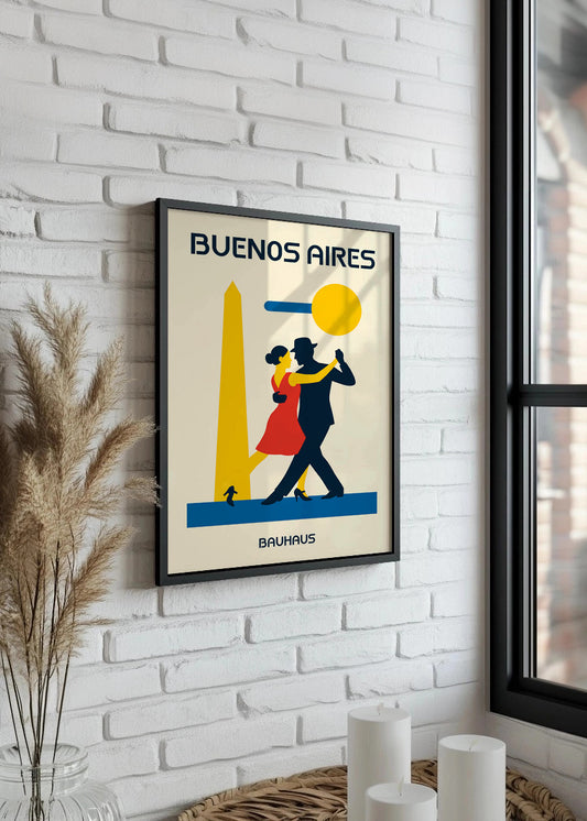 Cuadro Buenos Aires Poster Bauhaus