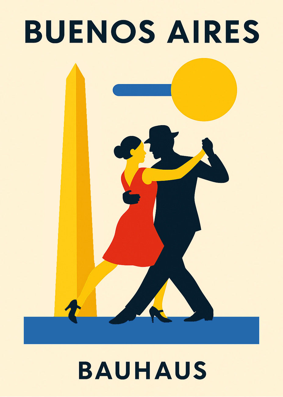 Cuadro Buenos Aires Poster Bauhaus