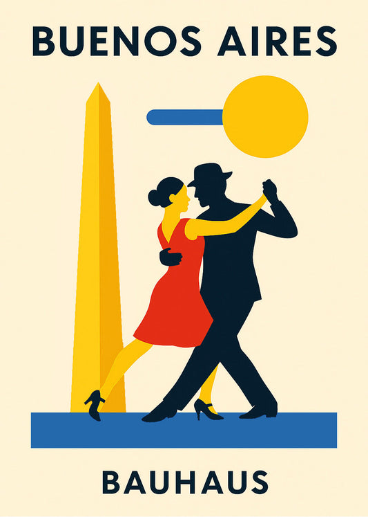 Cuadro Buenos Aires Poster Bauhaus
