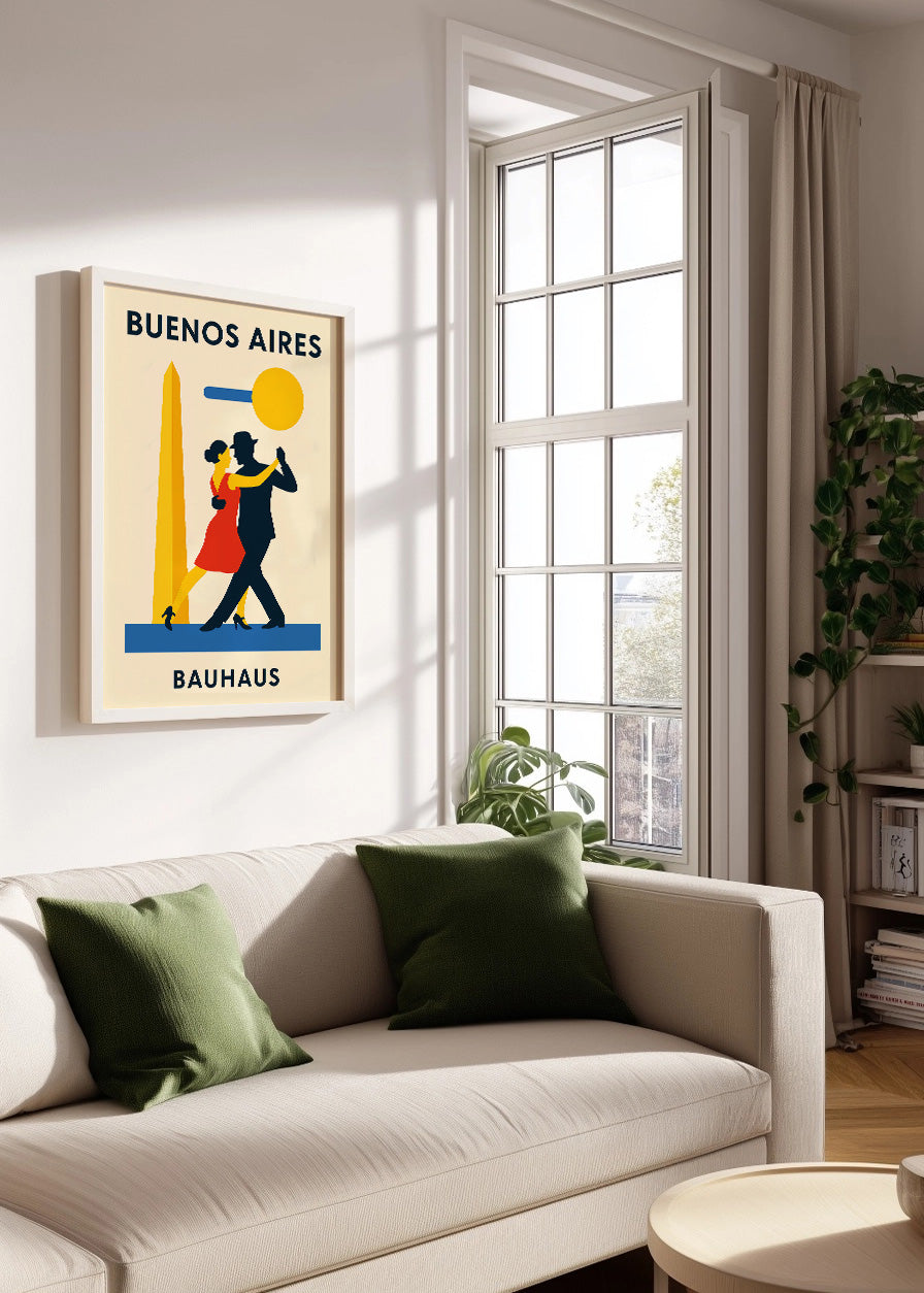 Cuadro Buenos Aires Poster Bauhaus