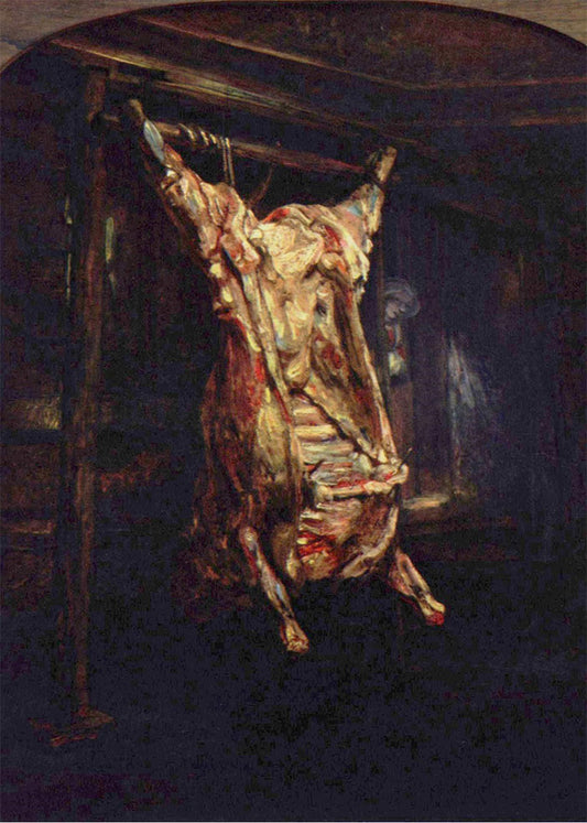 Cuadro ​Buey desollado (Rembrandt)