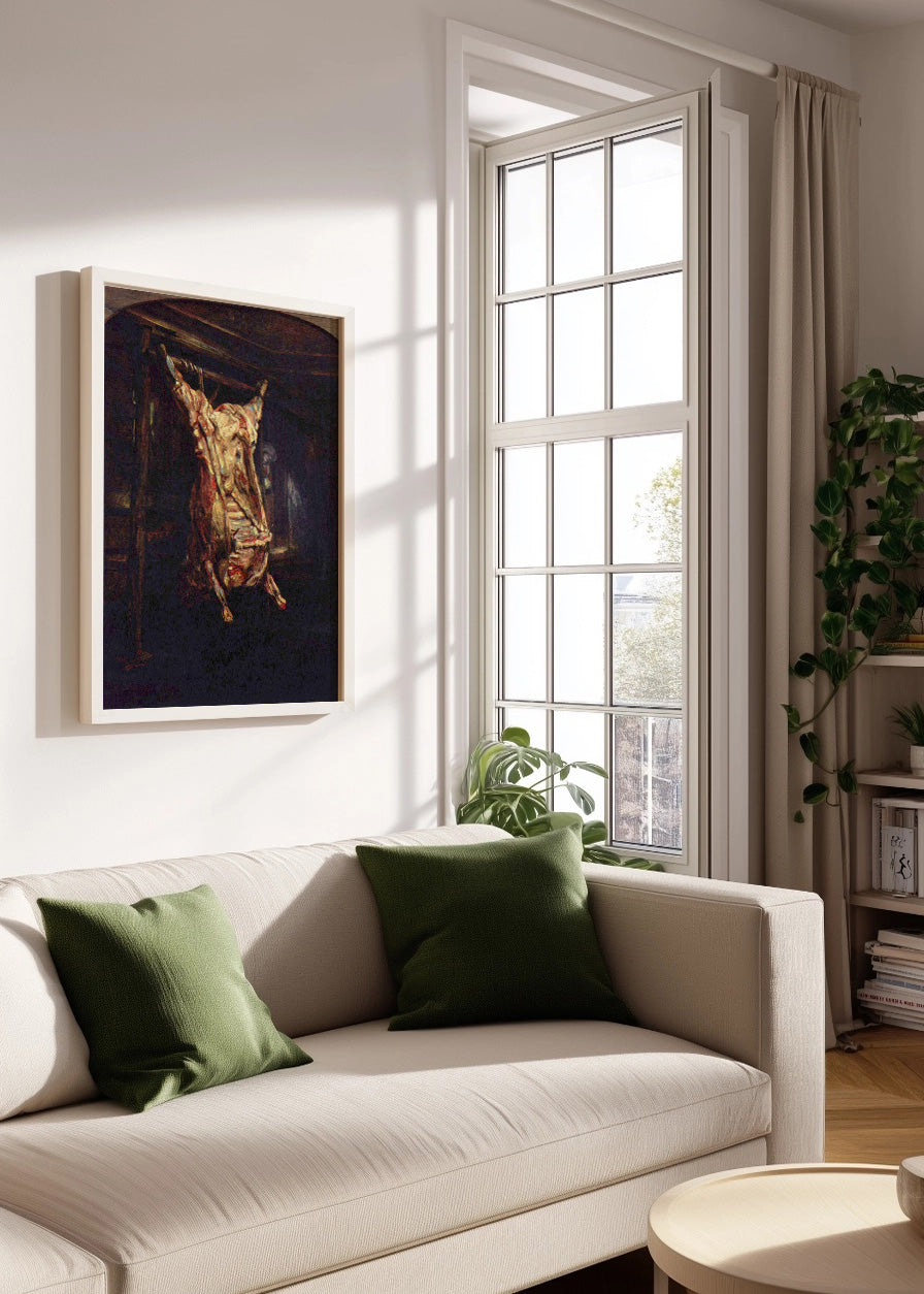 Cuadro ​Buey desollado (Rembrandt)