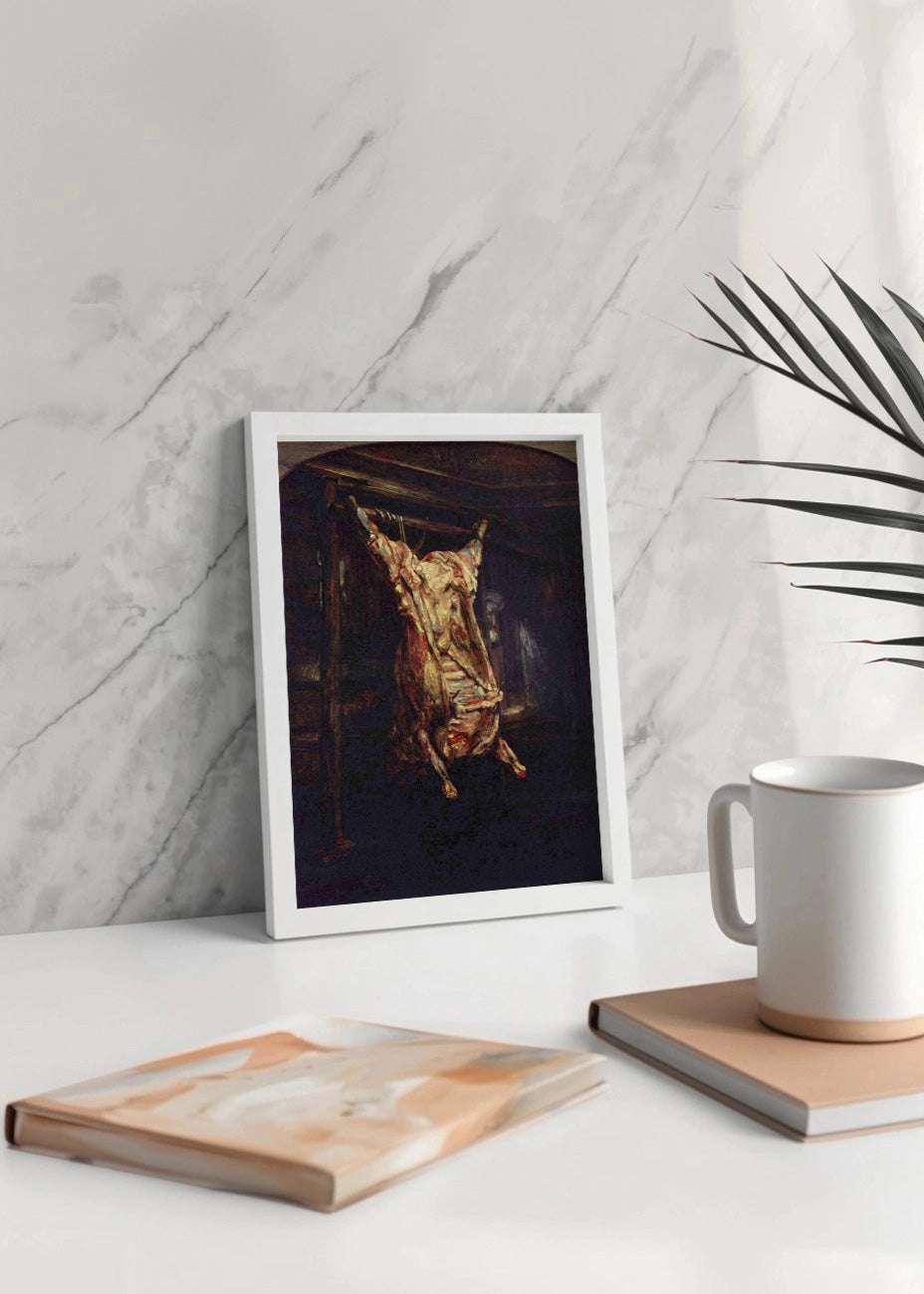 Cuadro ​Buey desollado (Rembrandt)