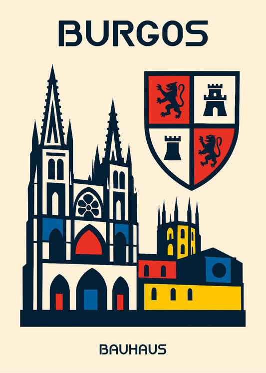 Cuadro Burgos Poster Bauhaus