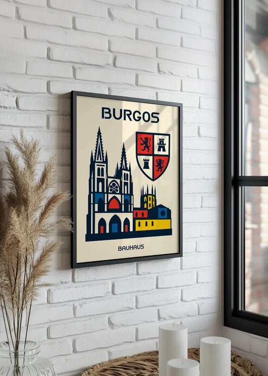 Cuadro Burgos Poster Bauhaus