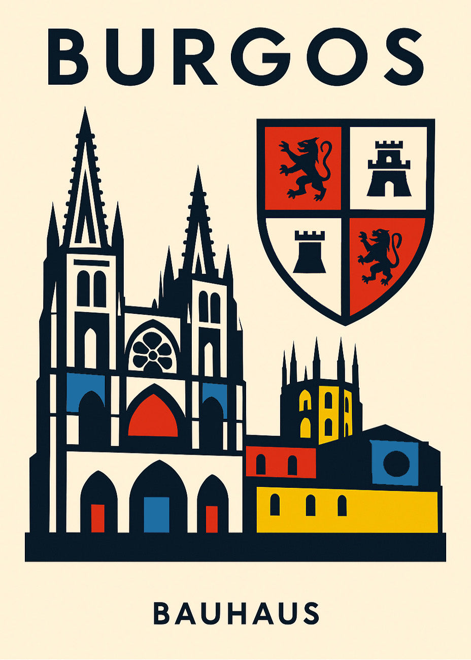 Cuadro Burgos Poster Bauhaus