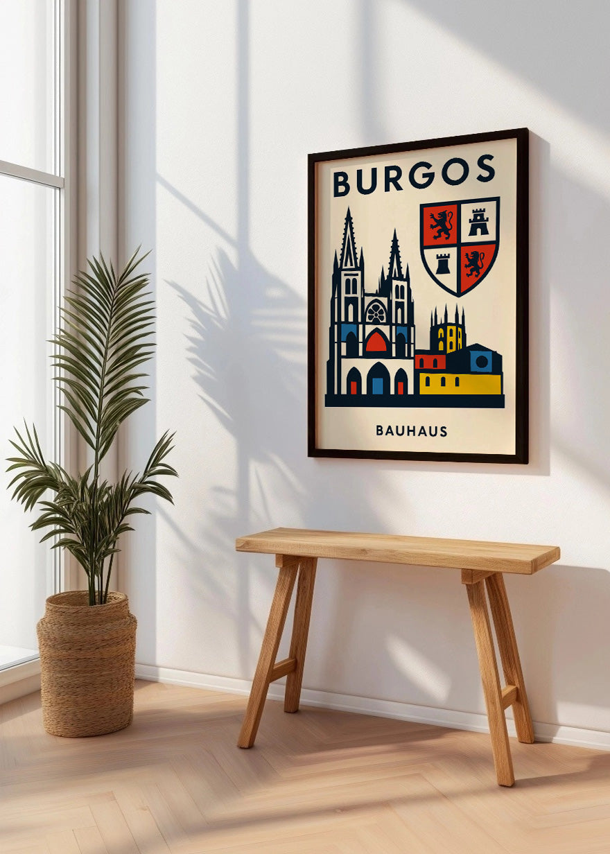 Cuadro Burgos Poster Bauhaus