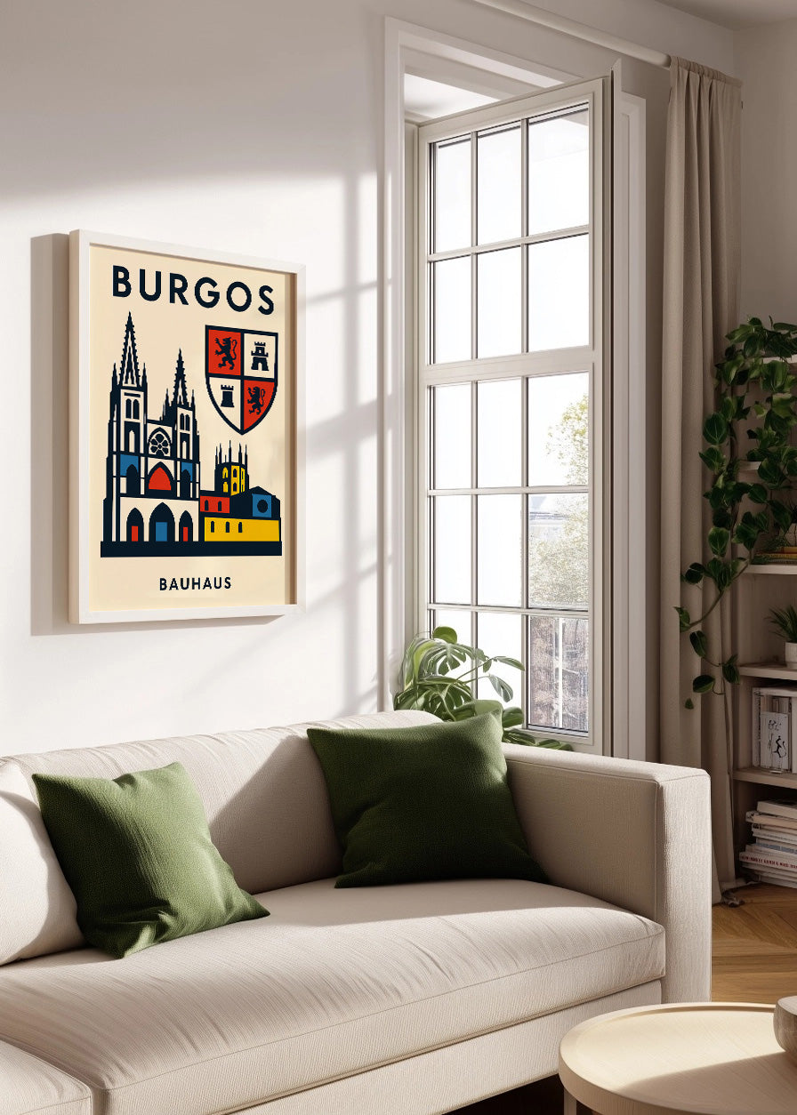 Cuadro Burgos Poster Bauhaus