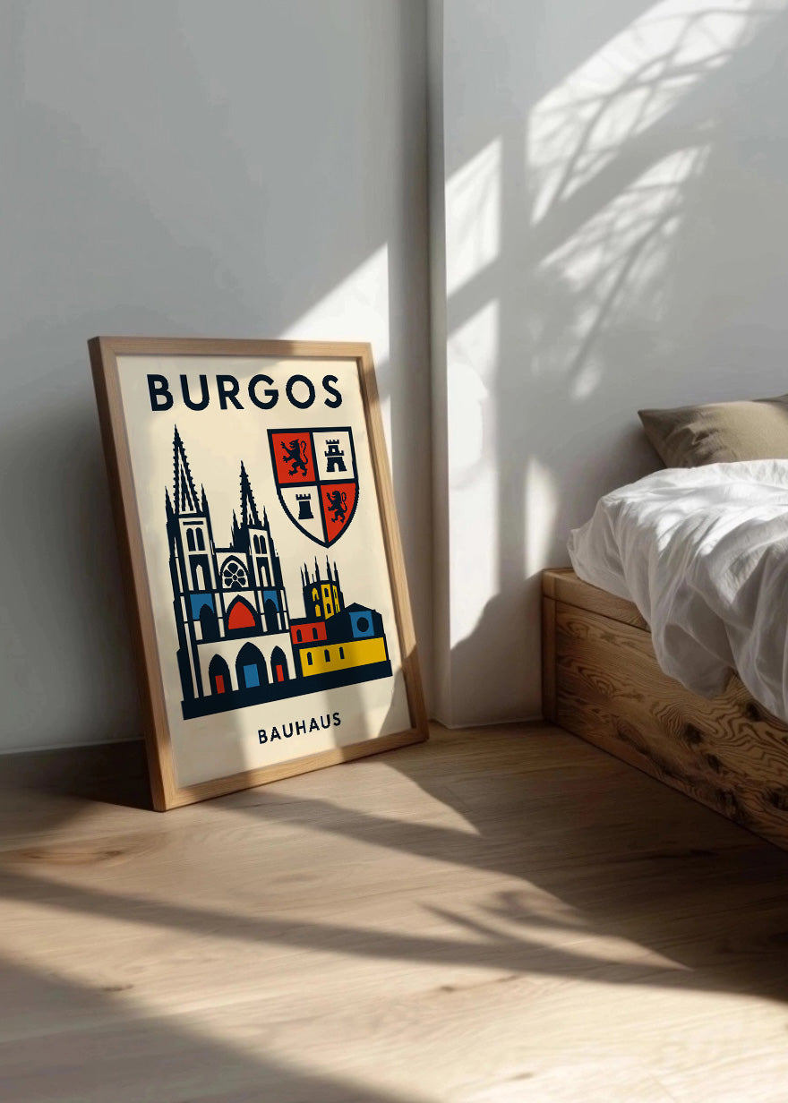 Cuadro Burgos Poster Bauhaus
