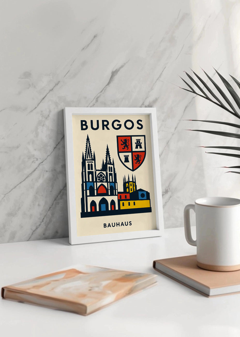 Cuadro Burgos Poster Bauhaus