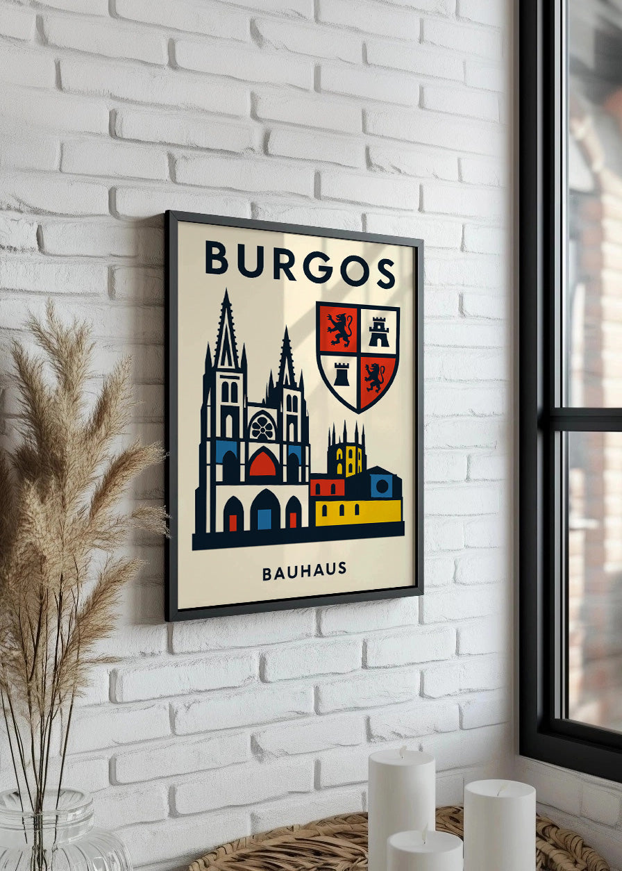Cuadro Burgos Poster Bauhaus