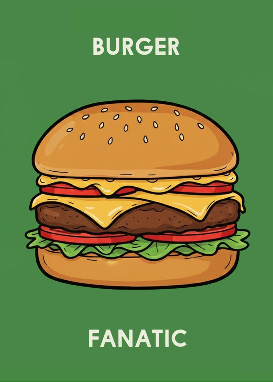 Cuadro Burguer fanatic