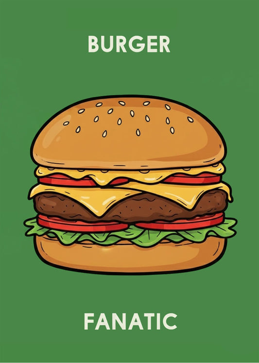 Cuadro Burguer fanatic