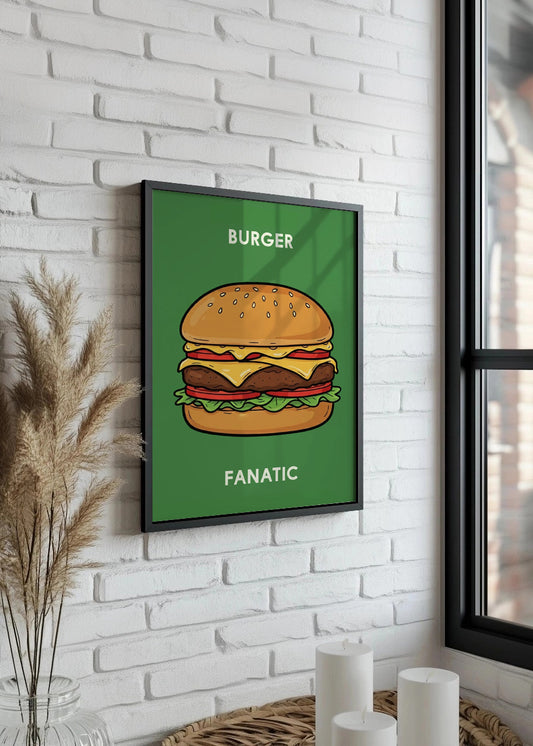 Cuadro Burguer fanatic