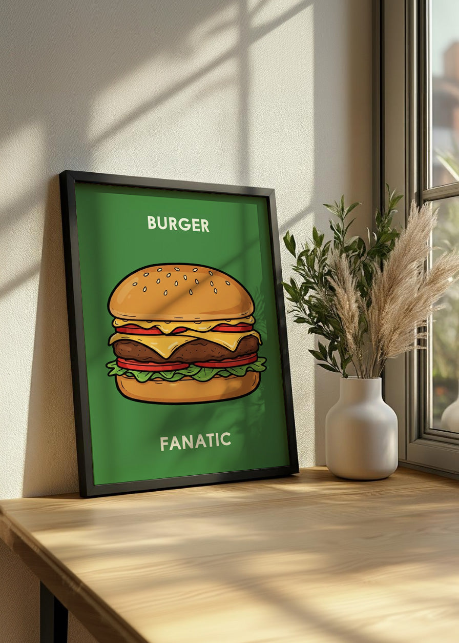 Cuadro Burguer fanatic