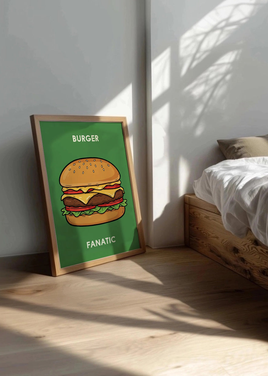 Cuadro Burguer fanatic