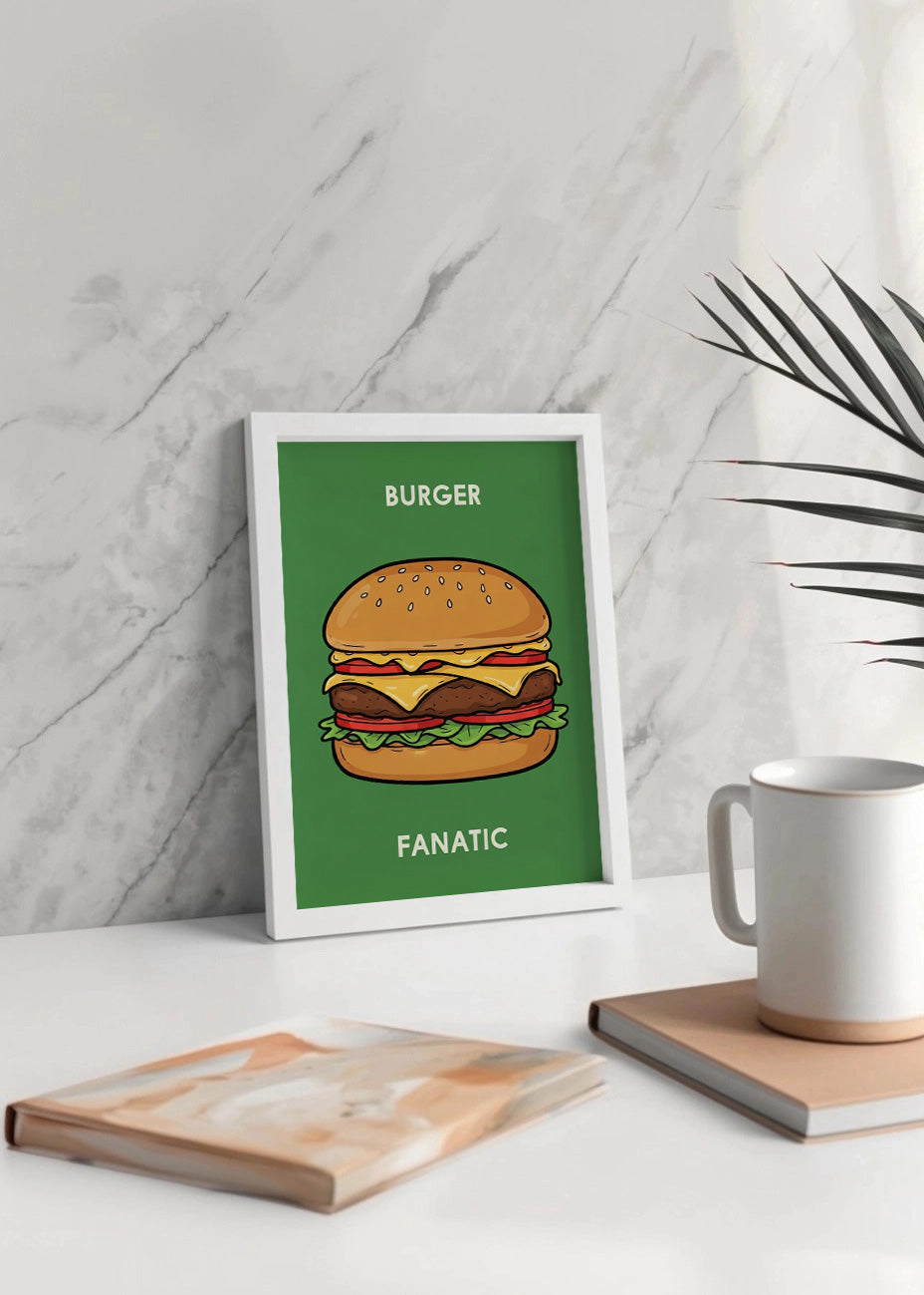 Cuadro Burguer fanatic