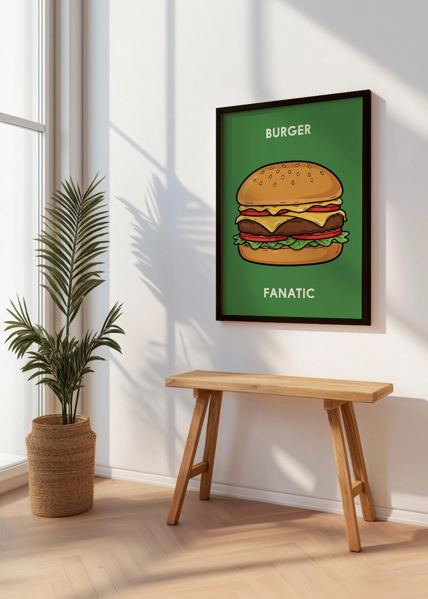 Cuadro Burguer fanatic