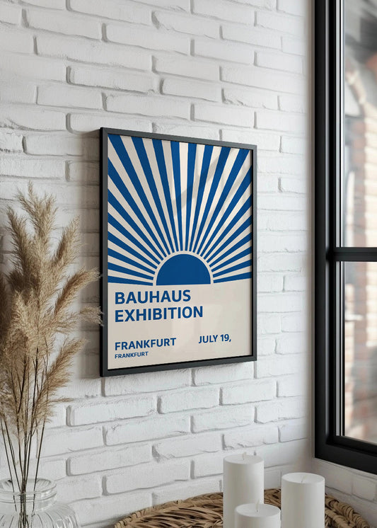 Cuadro Buuhaus blue exhibition