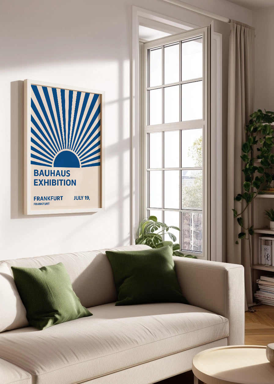 Cuadro Buuhaus blue exhibition