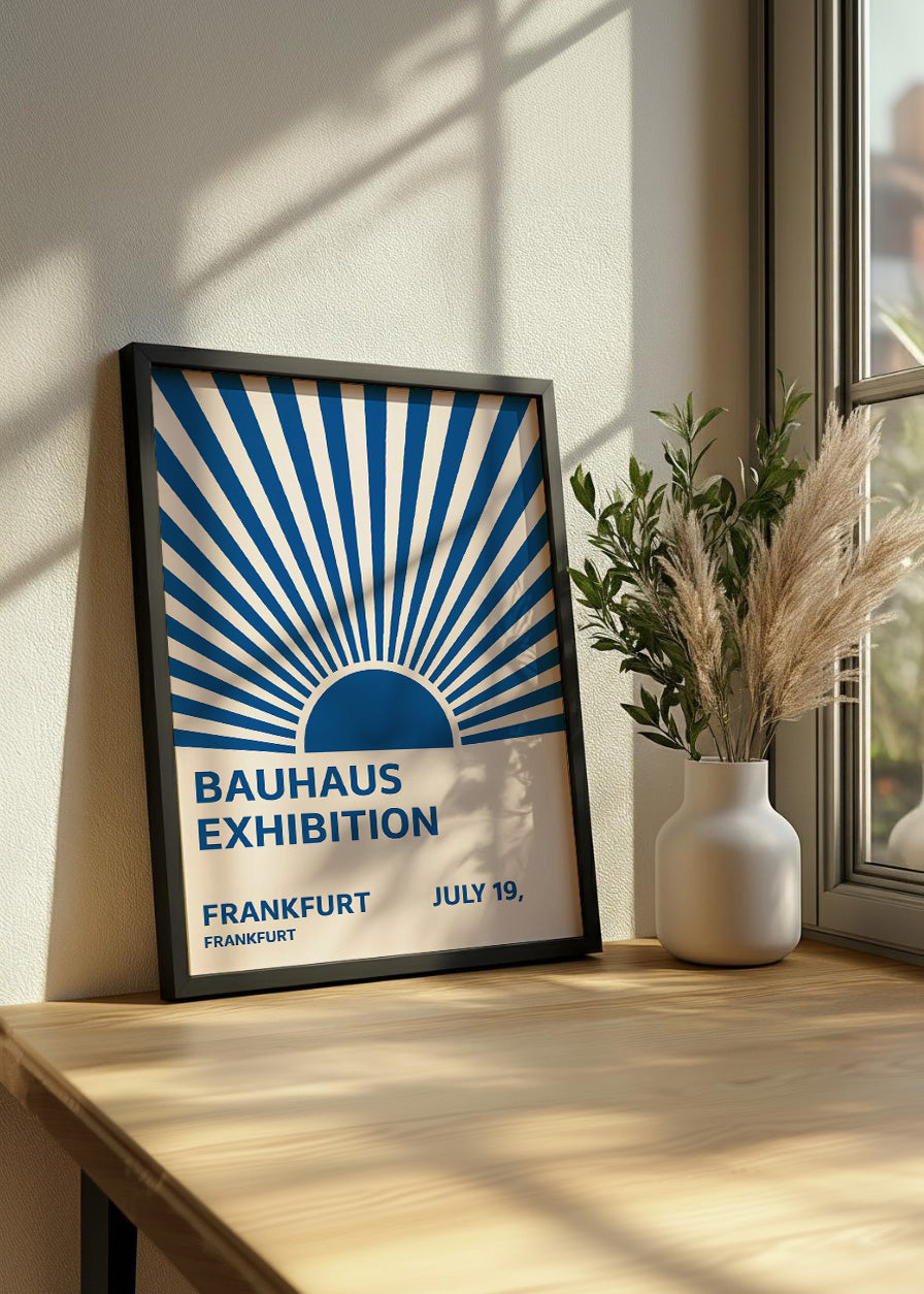 Cuadro Buuhaus blue exhibition