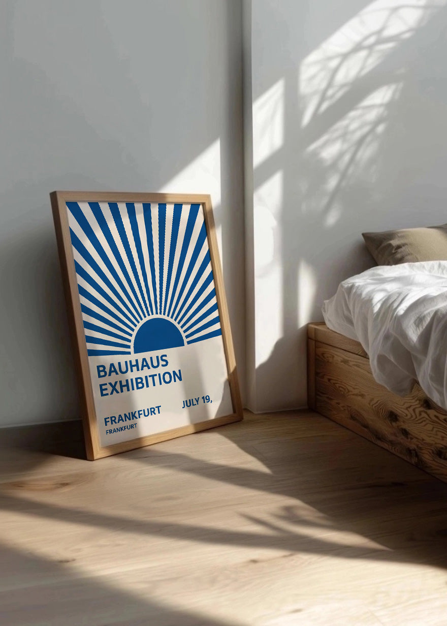 Cuadro Buuhaus blue exhibition
