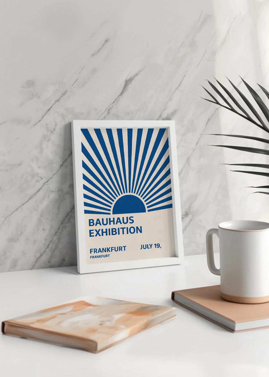 Cuadro Buuhaus blue exhibition