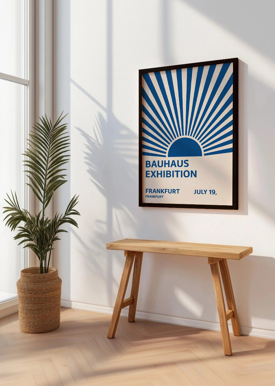 Cuadro Buuhaus blue exhibition