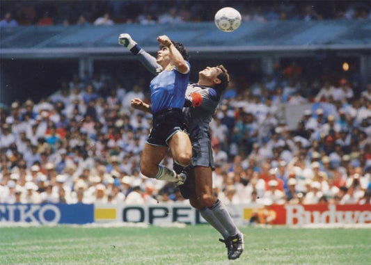 Cuadro ​La mano de dios - Gol Maradona