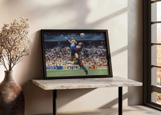 Cuadro ​La mano de dios - Gol Maradona